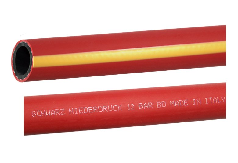 SCHWARZ Niederdruck 12 bar BD 19 x 26 mm, rot mit