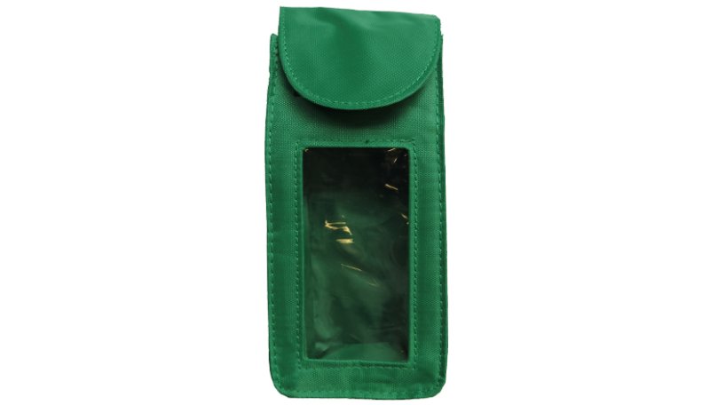 Holster aus grünem Nylongewebezu Taschenflasche mi